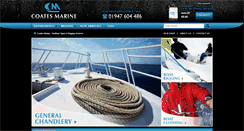 Desktop Screenshot of coatesmarine.co.uk